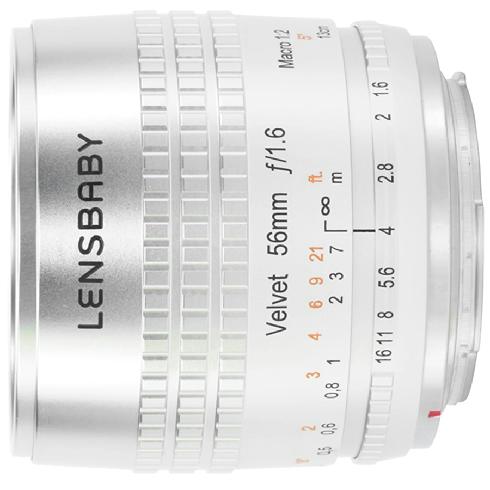 Lensbaby Velvet 56 Canon EF (Silver) - Photospecialist